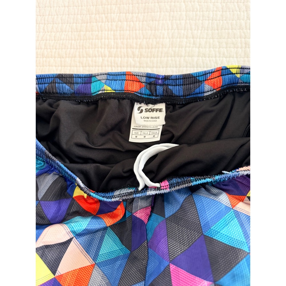 Lot 3 Under Armour Nike Soffe Running Shorts Womens Medium Polka Dot Floral Geo - Picture 6 of 12